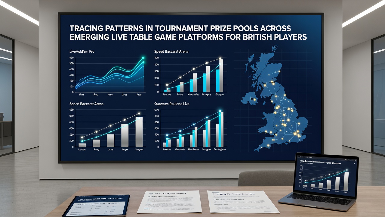 Detailed chart displaying prize pool growth trends and distribution tiers for live dealer tournaments in 2026